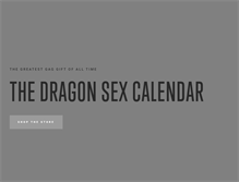 Tablet Screenshot of dragonsexcalendar.com